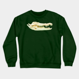 Nile Crocodile Skull Crewneck Sweatshirt